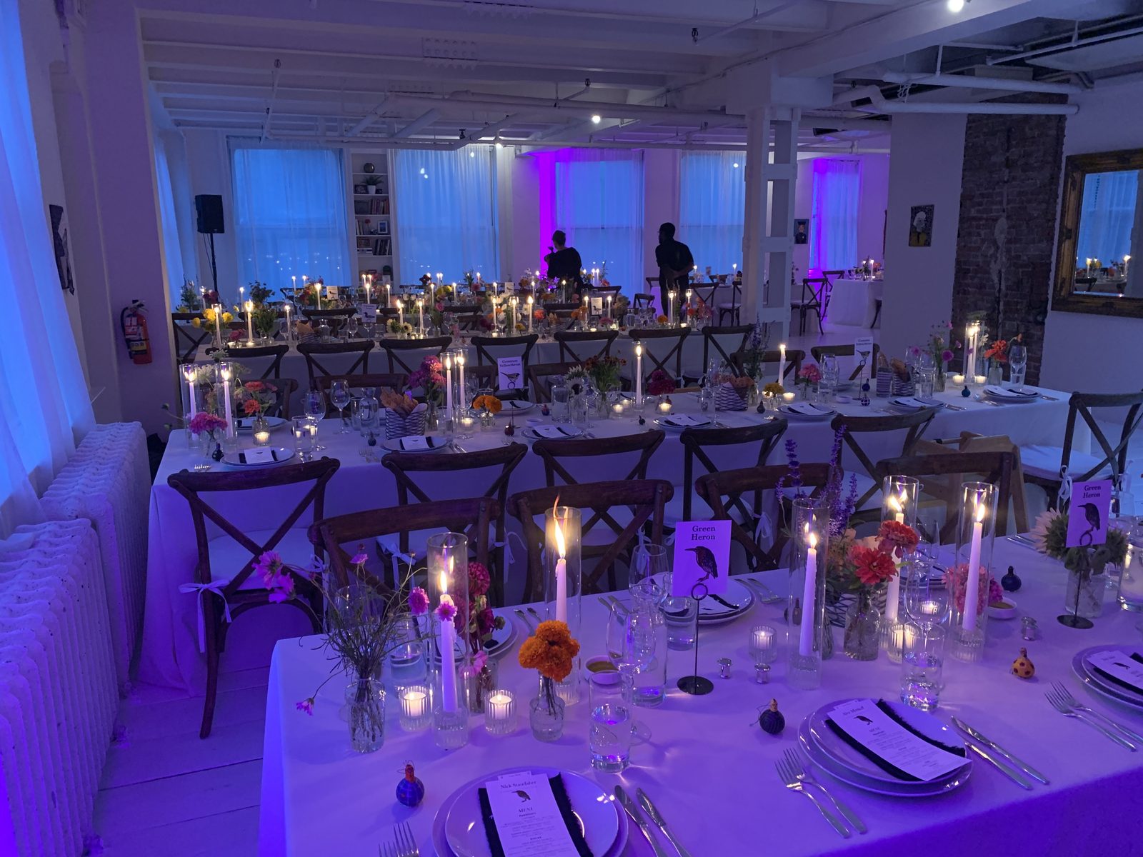 Wedding dinner at Gary's Loft