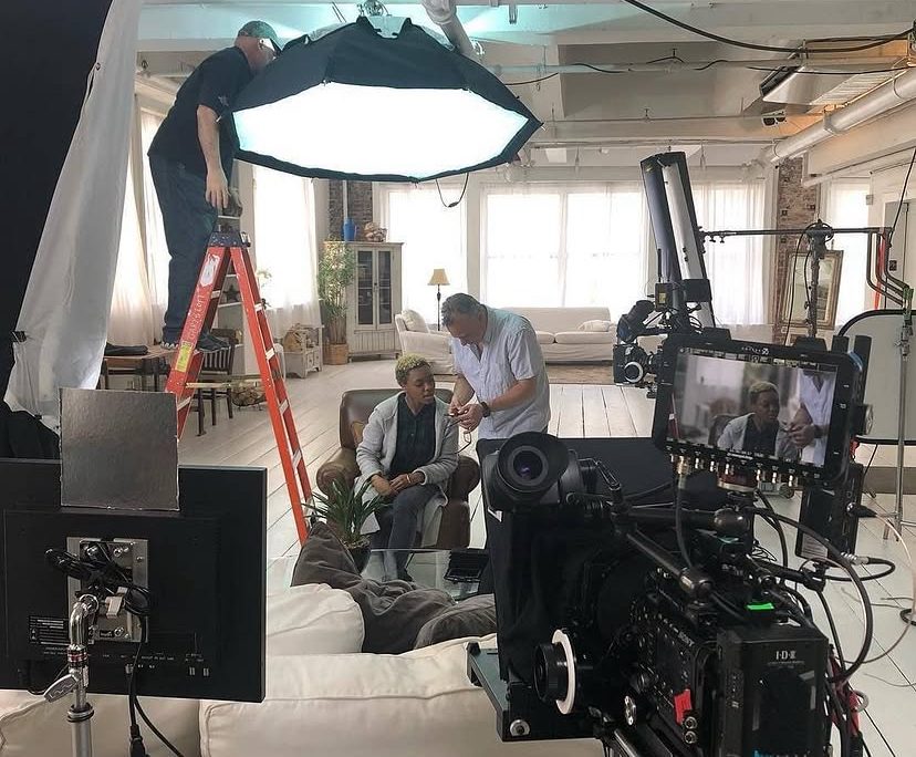 Production shoot at Gary's Loft