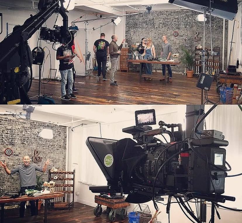 Production shoot at Gary's Loft